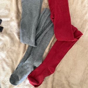 Knit tights and socks bundle